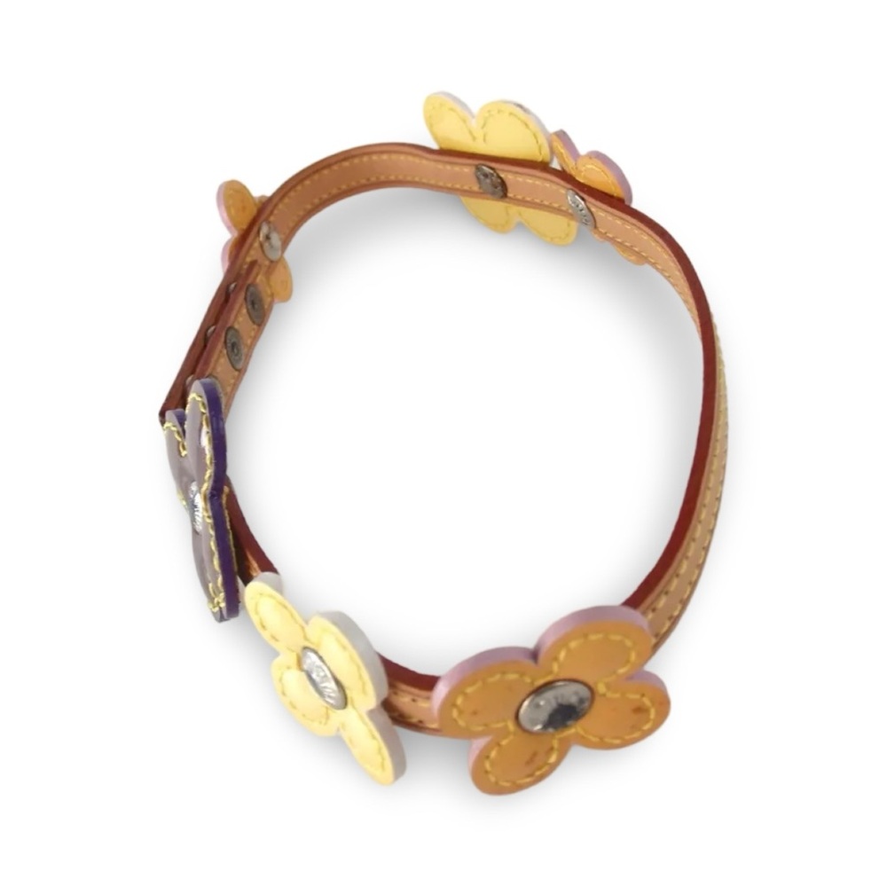 Authentic Louis Vuitton Flower Lexington Vernis Choker Bracelet - Picture 4 of 11